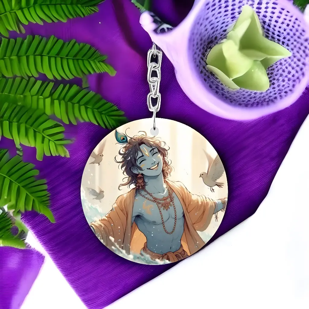 Krishna ji keychain 