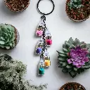 Multi Stars Keychain 