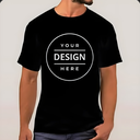 Round Neck Cotton T-shirt (Customizable)