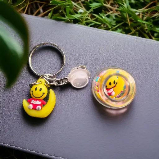  Smiley Keychain